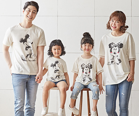 <font color="ffffff">[Family long sleeve tee & family look]<br></font> Petit Mickey family short T-shirts_18B22<font color="red"><b> </b></font>