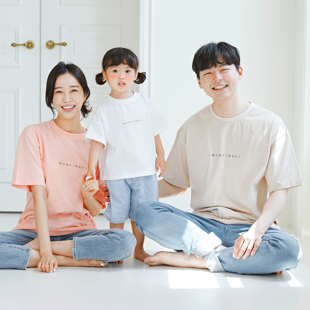 My heart short T-shirts family 22B04/ family look, family photo outfit