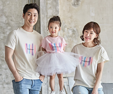 Paint family short T-shirts_18B06 <font color="#FF6666"><strong>[order available]</strong></font>