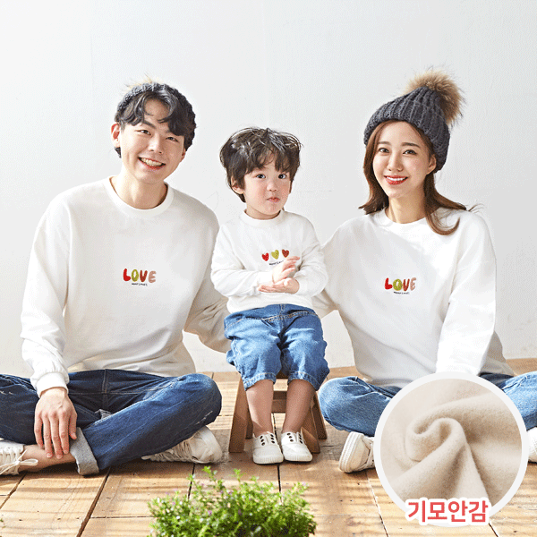<font color="ffffff">[Family long sleeve tee & family look]<br></font> family Brushed Traffic Light Love Man to man long sleeve 19D06<font color="red"><b> </b></font>